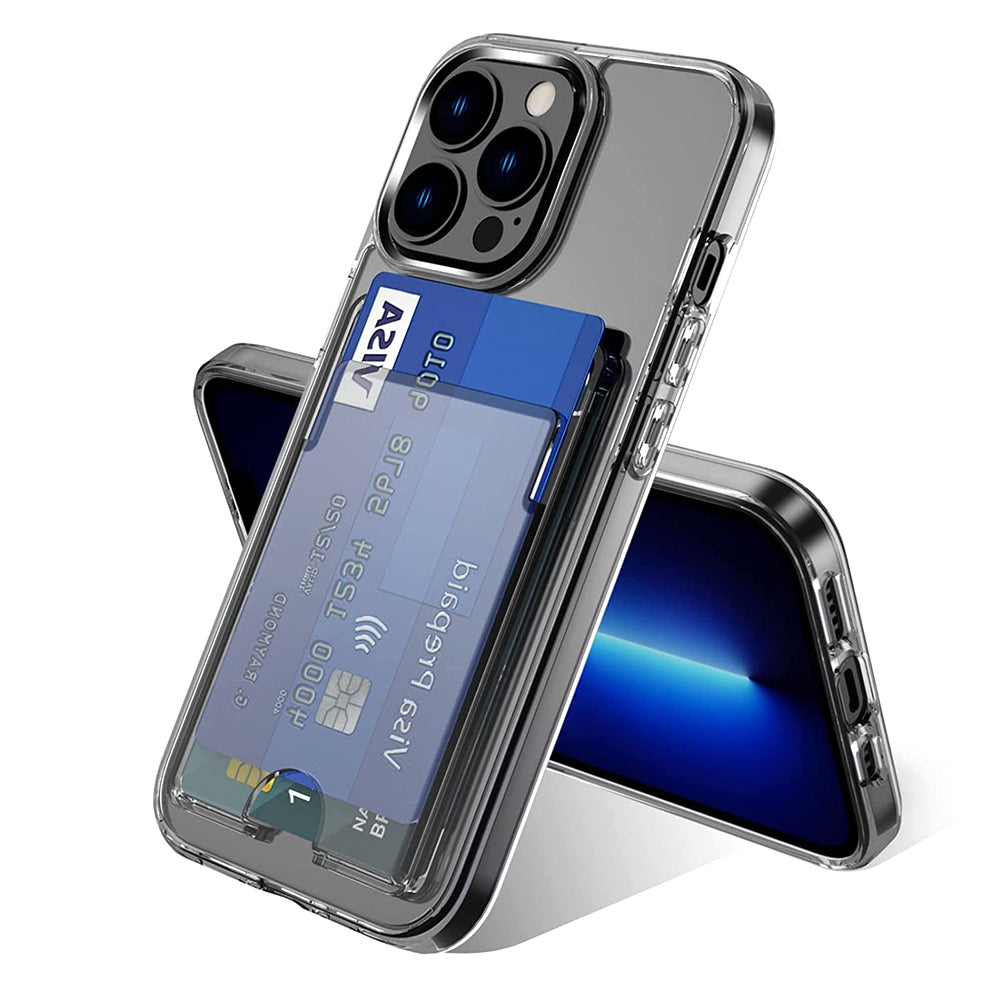Clear Wallet Card Case for iPhone 14 Pro Max