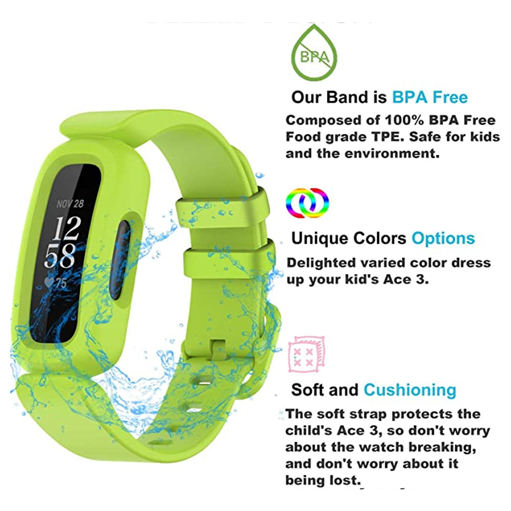 Rubber Strap / Case for Fitbit Ace 3