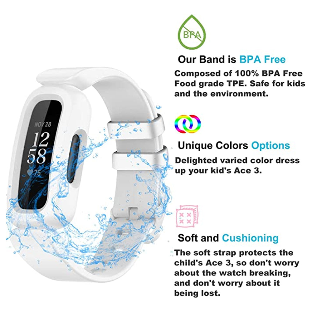 Rubber Strap / Case for Fitbit Ace 3