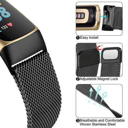 Milanese Strap for Fitbit Charge 5