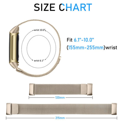 Milanese Strap for Fitbit Charge 5