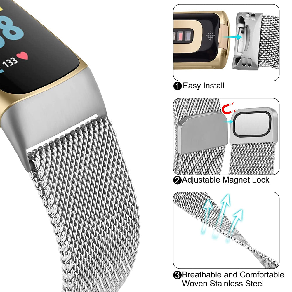 Milanese Strap for Fitbit Charge 5