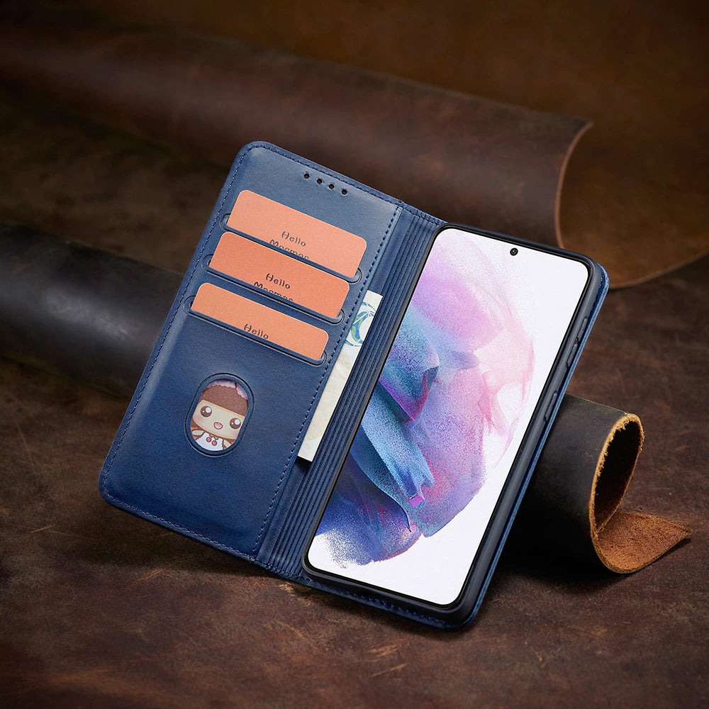 Vintage Book Wallet Case for Samsung Galaxy S21 Plus