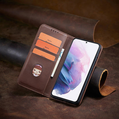 Vintage Book Wallet Case for Samsung Galaxy S21 Plus