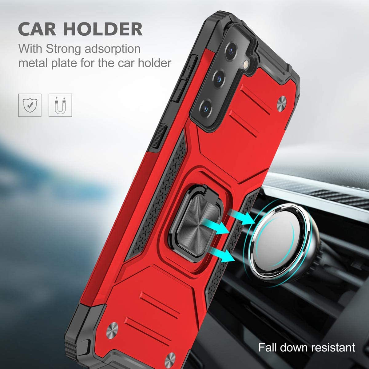 Tough Ring Case for Samsung Galaxy S21 Plus