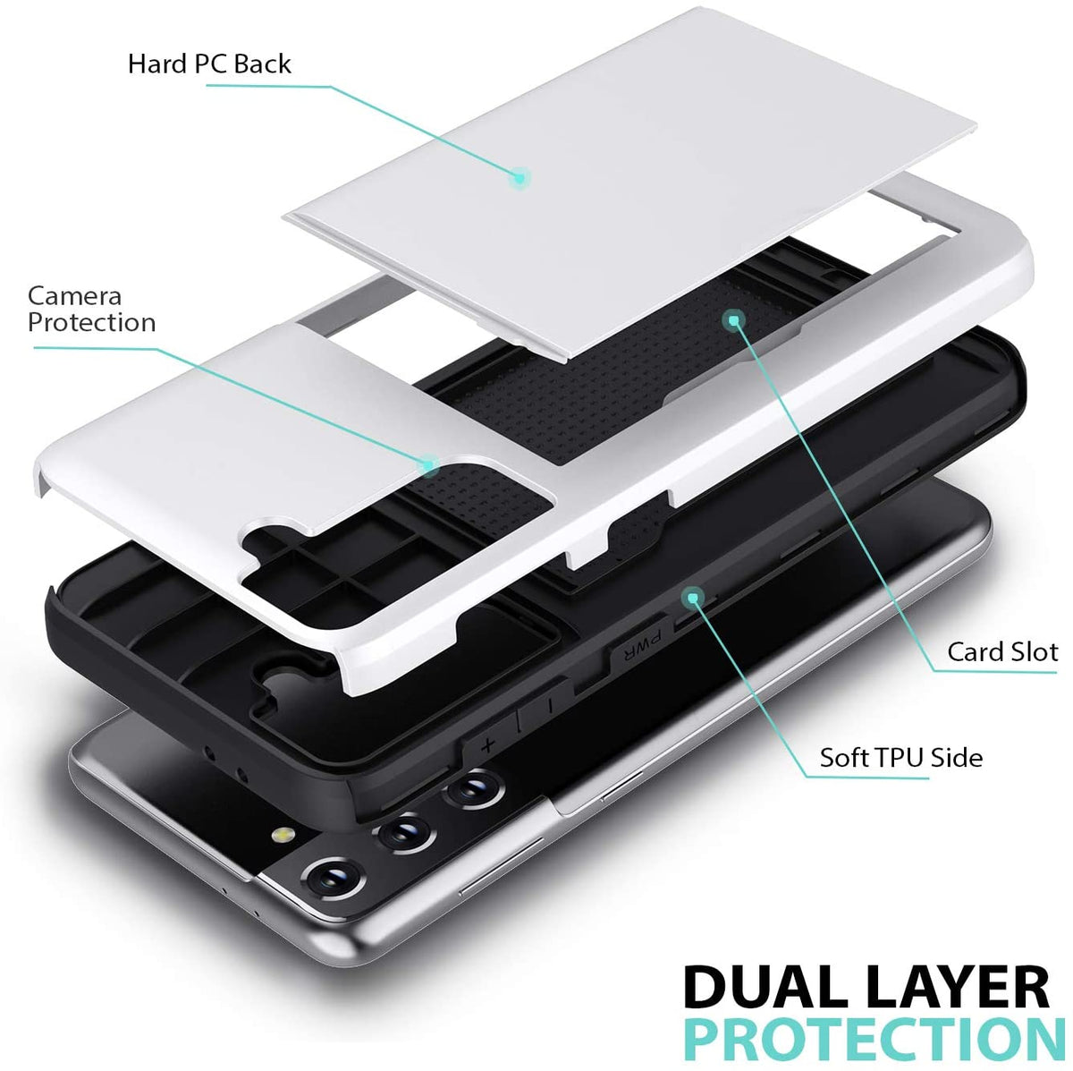 Tough Card Case for Samsung Galaxy S21