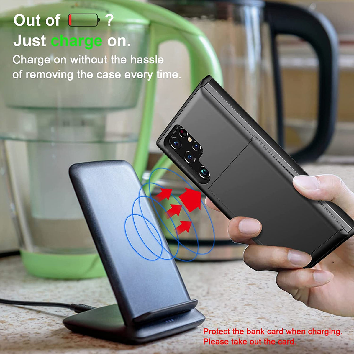Tough Card Case for Samsung Galaxy S23 Ultra