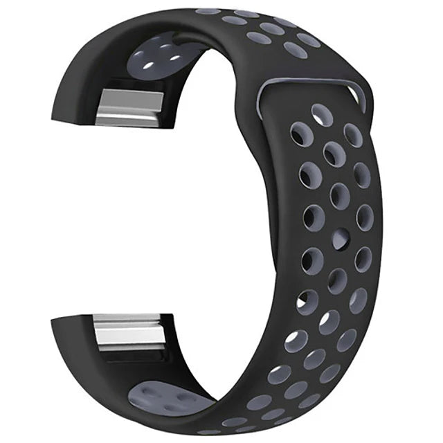 Rubber Sports Strap for Fitbit Charge 2