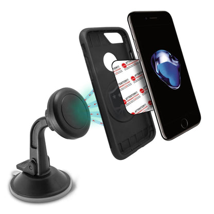 Suction Magnet Car Holder - Black
